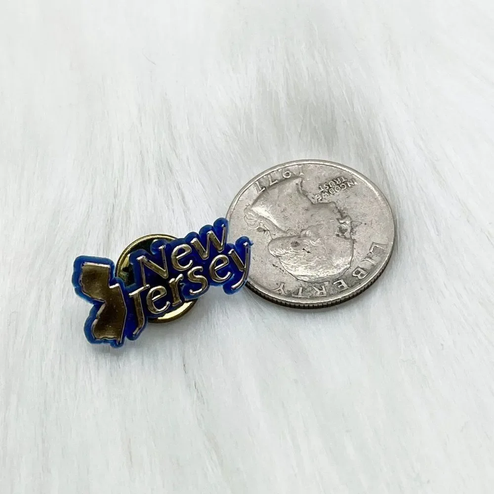 🔮 5/$25 Vintage New Jersey‎ Pin